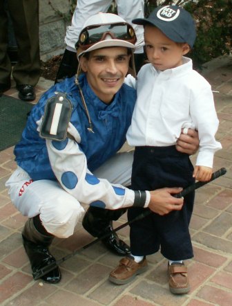 Jockey Chilly Willy Martinez with Max at Keeneland 2005